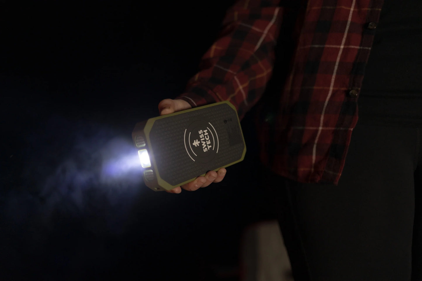 Wireless Power Bank, 20000 Mah, Built-In Flashlight, Charging Pad, IP54 Weatherproof, Travel Ready