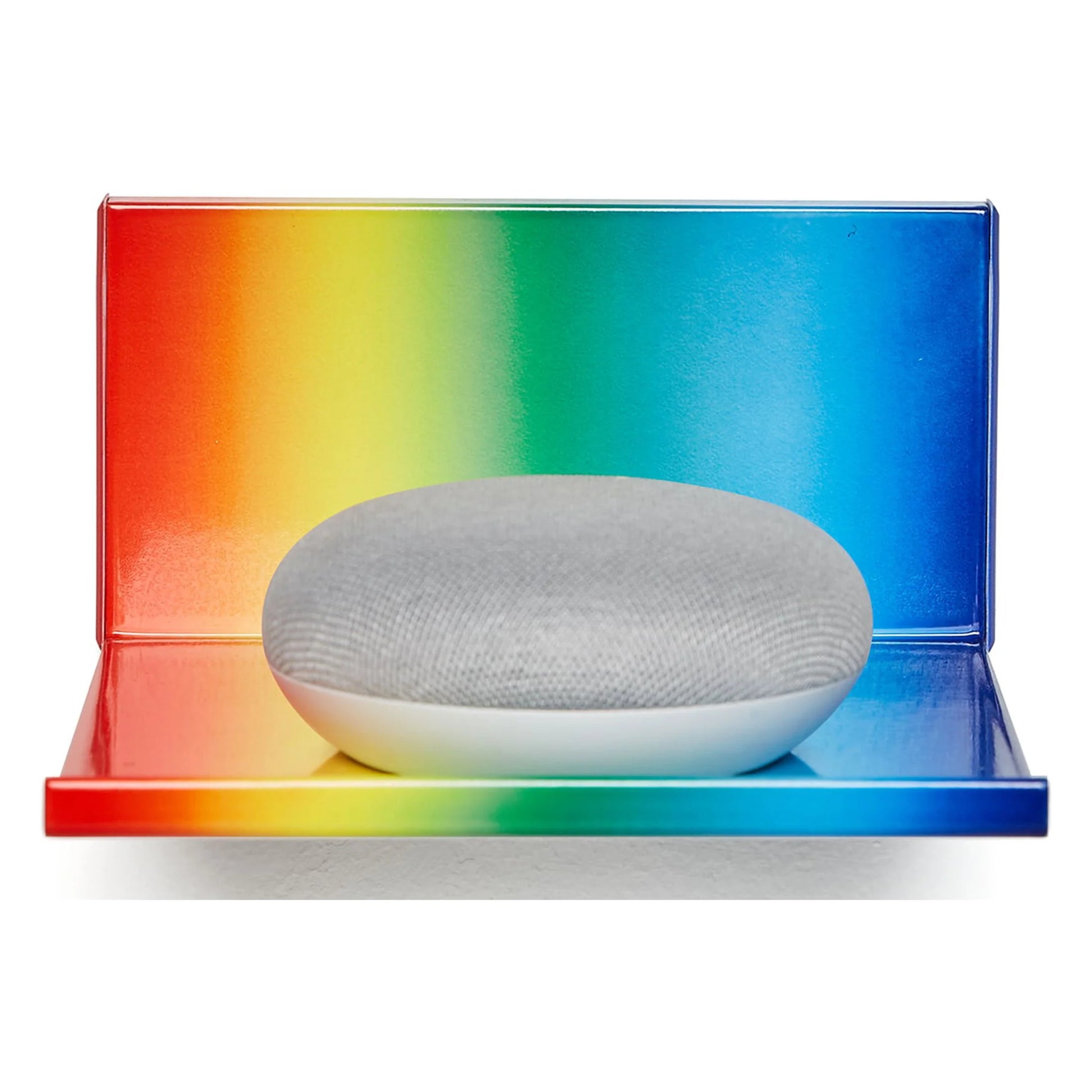 No Stud Smart Device Shelf, Rainbow, SMS-RW, for Streaming Devices, Small Cameras, Diffusers, Phone Charging
