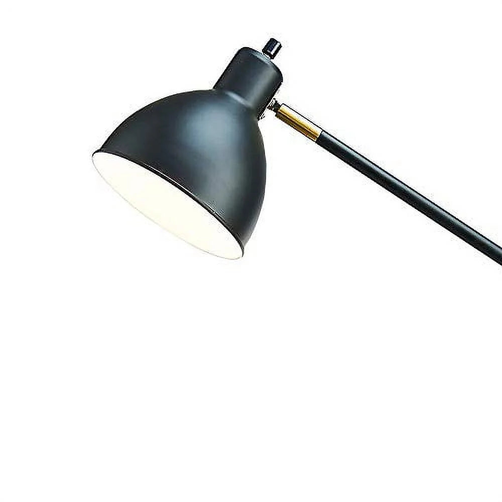 Lennon Adjustable Floor Lamp - Black & Brass