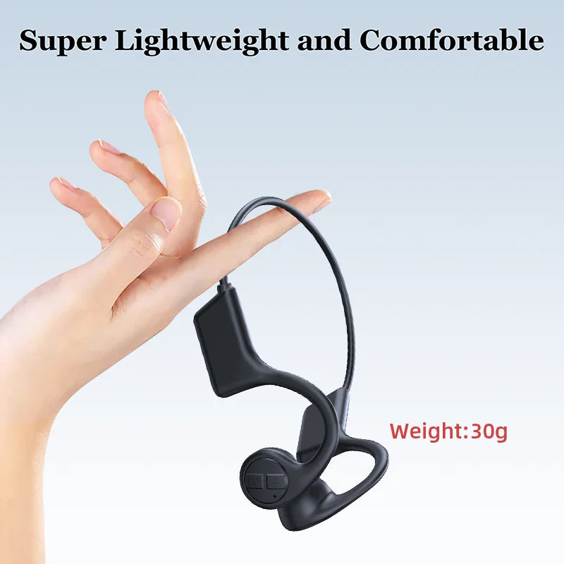 Bone Conduction Headphones Bluetooth Headset Wireless Sports Headphones Noise Reduction Tech Waterproof Open Ear