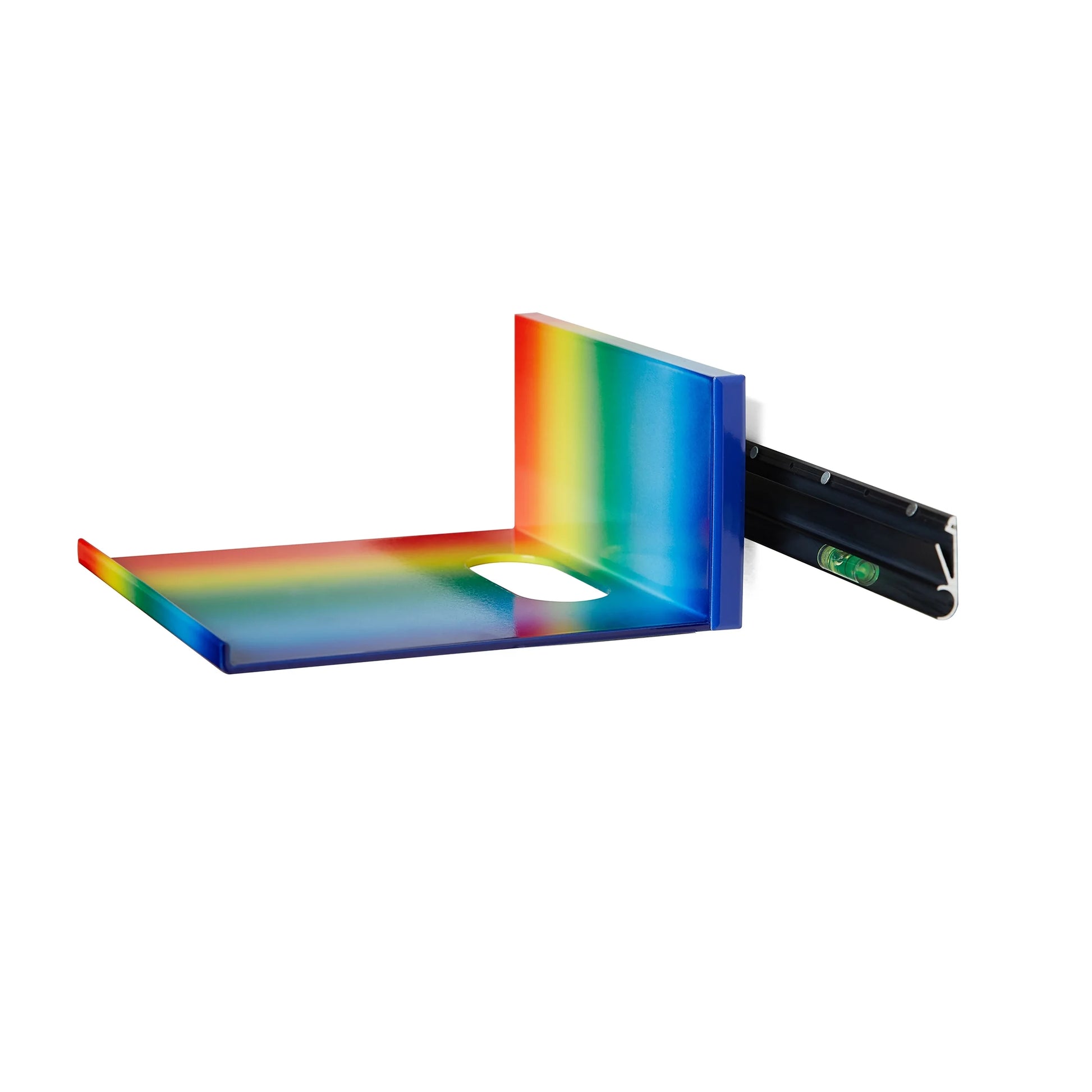 No Stud Smart Device Shelf, Rainbow, SMS-RW, for Streaming Devices, Small Cameras, Diffusers, Phone Charging