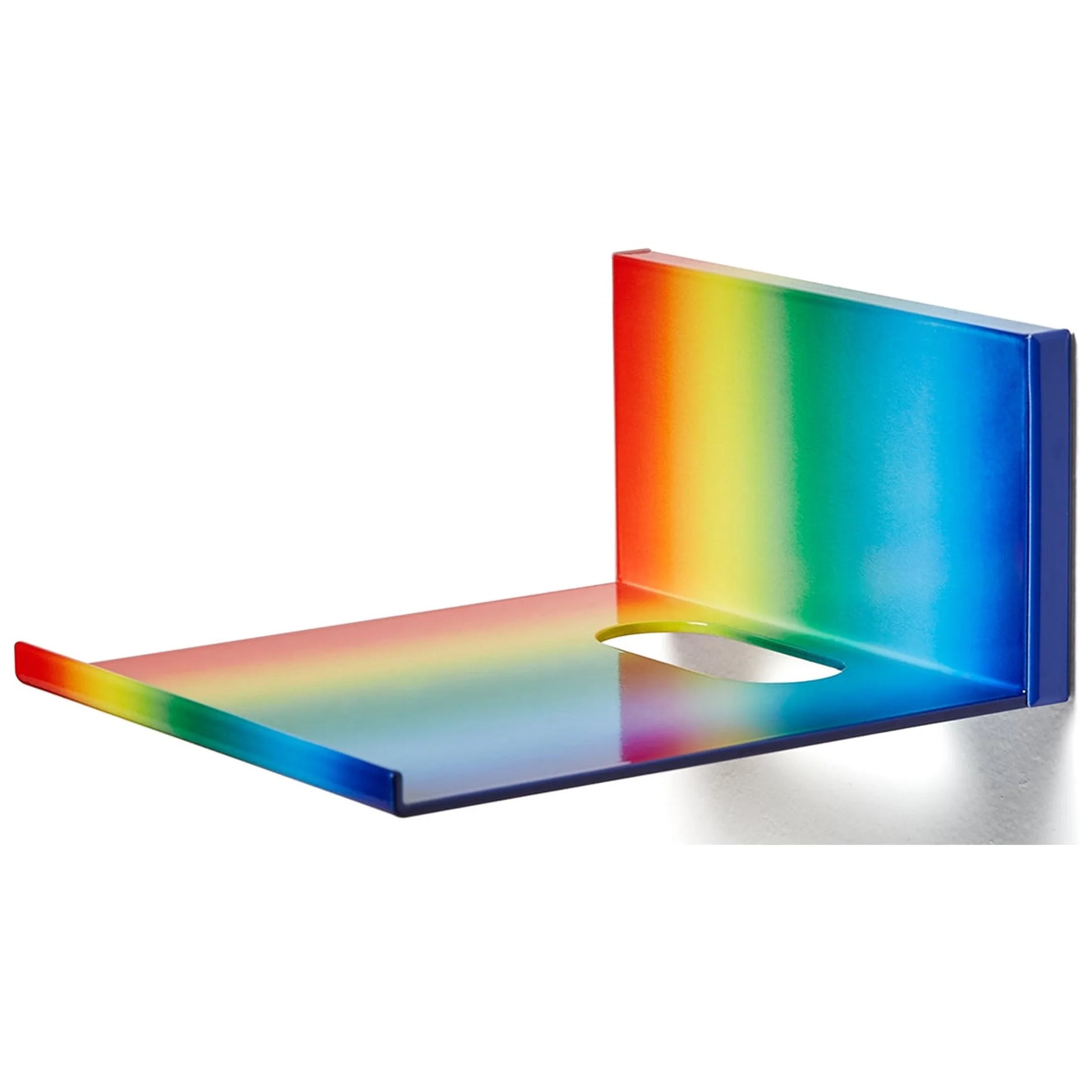 No Stud Smart Device Shelf, Rainbow, SMS-RW, for Streaming Devices, Small Cameras, Diffusers, Phone Charging